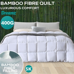 DreamZ 400GSM All Season Bamboo Quilt Du