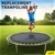 12 FT Kids Trampoline Pad Replacement Mat Reinforced Outdoor Round