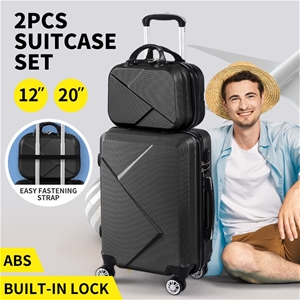 2pcs 20"Travel Luggage Set Baggage Troll
