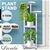 Levede Plant Stand Outdoor Indoor Flower Pots Rack Garden Shelf White 120CM