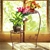 2X Wrought Iron Outdoor Indoor Flower Pots Stand Garden Metal Corner Shelf