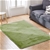Designer Soft Shag Shaggy Floor Confetti Carpet 300x200cm Green