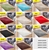 Designer Soft Shag Shaggy Floor Rug Confetti Carpet 200x230cm Coffee