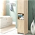 Artiss 185cm Bathroom Cabinet Tallboy Furniture Toilet Storage Cupboard Oak