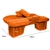 Inflatable Car Mattress Portable Travel Camping Sleeping Bed Orange