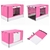 36" Cover for Wire Dog Cage - PINK