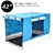 42" Foldable Wire Dog Cage with Tray + BLUE Cover