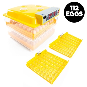 112 Eggs Digital Incubator With Tray