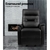 Artiss Lift Recliner Chair Sofa Single Comfortable Black Leather Armchair
