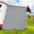 Caravan Privacy Screen 1.95 x 2.2M End Wall Side Sun Shade Roll Out Awning