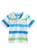 Pumpkin Patch Boy's Block Stripe Polo With Embroidery