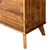 Tallboy with 5 Storage Drawers in Rustic Colour with Wooden Construction