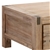 Coffee Table Solid Acacia Wood & Veneer Frame 2 Drawers Storage Oak Colour