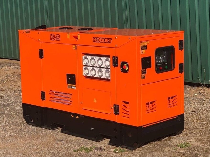 Unused 2021 KOBOLT KB26 Silenced 25 kVA Generator Auction ...