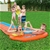 Bestway Inflatable Water Slip Slide Double Kids Splash Toy Outdoor 4.88M