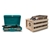 Crosley Cruiser Deluxe Portable Turntable- Teal + Free Record Storage Crate