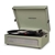 Crosley Voyager Portable Turntable - Sage + Free Record Storage Crate