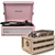 Crosley Voyager Portable Turntable - Amethyst + Free Record Storage Crate