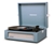 Crosley Voyager Portable Turntable- Washed Blue + Free Record Storage Crate