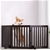 Charlie's Durable 100% MDF 3 Panel Freestanding Pet Gate Brown