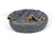 Charlie's Pet Round Bed with Faux Fur Cover Dark Grey - Large