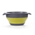 Gourmet Kitchen COLLAPSIBLE COLANDER AND MIXING BOWL - Yellow/Grey