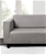 Sherwood Premium Faux Suede SILVER 2 Seater Couch Sofa Cover