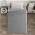 Dreamaker Cotton Jersey Quilted Blanket Marble Grey
