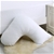 Dreamaker 250TC Plain Dyed V Shape Pillowcase -White