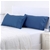 Dreamaker 250TC Plain Dyed King Size Pillowcases - Twin Pack - Blue