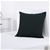 Dreamaker 250TC Plain Dyed European Pillowcase -Euro Black