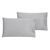Dreamaker 500 TC Cotton Sateen Standard Pillowcase Twin Pack - Platinum