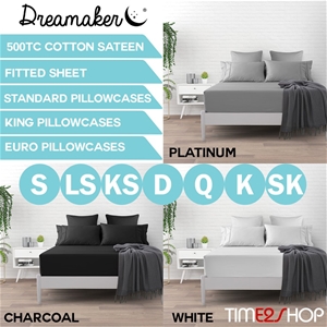 Dreamaker 500 TC Cotton Sateen Fitted Sh