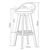 2x Fabric Swivel Bar Stool Kitchen Stool Dining Chair Barstools Lime