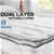 DreamZ Bedding Luxury Pillowtop Mattress Topper Mat Protector Cover Double