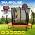 Trampoline Round Trampolines Basketball Kids Enclosure Safety Net 10FT