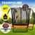 8FT Trampoline Round Trampolines Kids Enclosure Safety Net Basketball