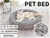 Pet Bed Dog Cat Nest Calming Donut Mat Soft Plush Cave Deep Sleeping XXL