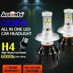 4 Side Cree LED Car Headlight 160W 16000