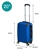 20" Cabin Luggage Suitcase Code Lock Shell Travel Case Carry On Bag Trolley
