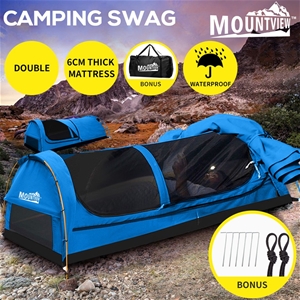 Mountview Double Swag Camping Swags Canv