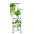 Levede Plant Stand Outdoor Indoor Flower Pots Rack Garden Shelf White 100CM