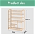 Levede Bamboo Shoe Rack Wooden Organizer Shelf Stand 6 Tiers Layers 80cm
