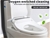 Electric Bidet Toilet Seat Cover Antibacterial Function LED Night Light