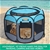 PaWz Poratble Foldable 8 Panel Pet Playpen Dog Cat Play Pens Cage Tent 62"