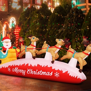 Jingle Jollys Inflatable Christmas Santa