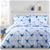 Dreamaker Shibori Printed quilt cover set Queen Bed Faded Crosses