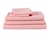 Natural Home 100% European Flax Linen Sheet Set Pink King Bed
