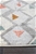 Large Grey Triangles Runner Rug - 400X80cm