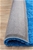 Small Blue Handmade Super Soft Shag Rug - 80X50cm